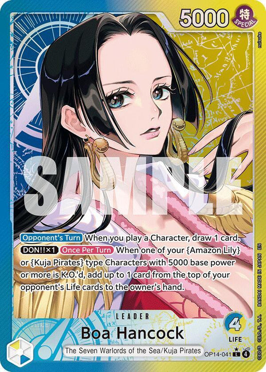 Boa Hancock - OP14-041 (Alternate Art) L The Azure Sea's Seven OP14-041 NM