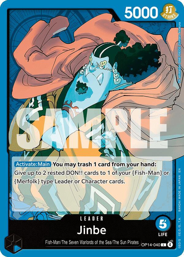 Jinbe - OP14-040 L The Azure Sea's Seven OP14-040 NM