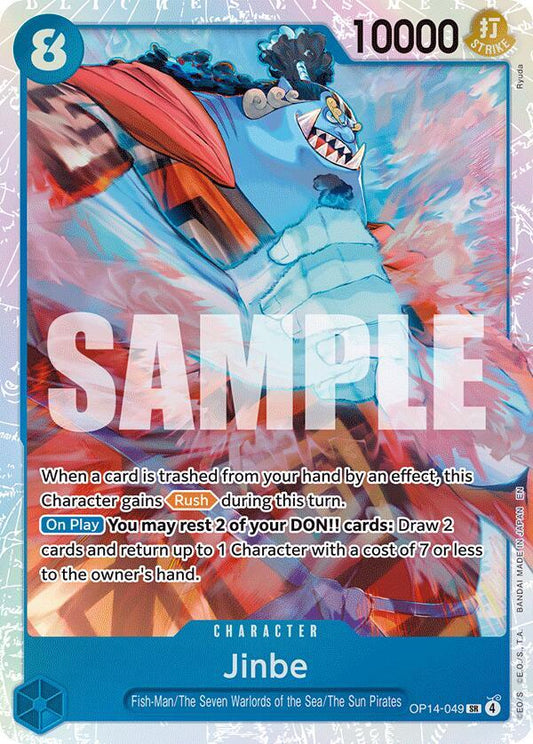 Jinbe - OP14-049 SR The Azure Sea's Seven OP14-049 NM