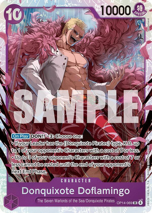 Donquixote Doflamingo - OP14-069 SR The Azure Sea's Seven OP14-069 NM