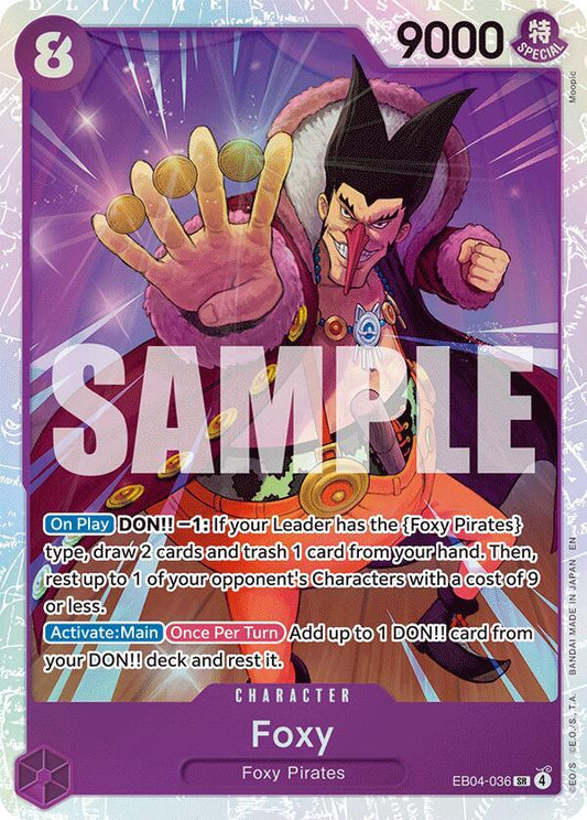 Foxy SR The Azure Sea's Seven EB04-036 NM