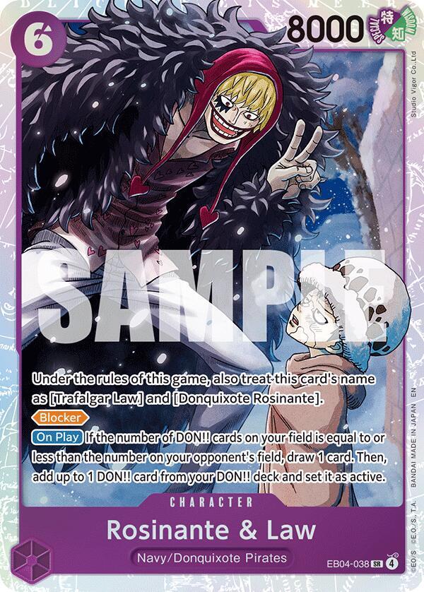 Rosinante & Law SR The Azure Sea's Seven EB04-038 NM
