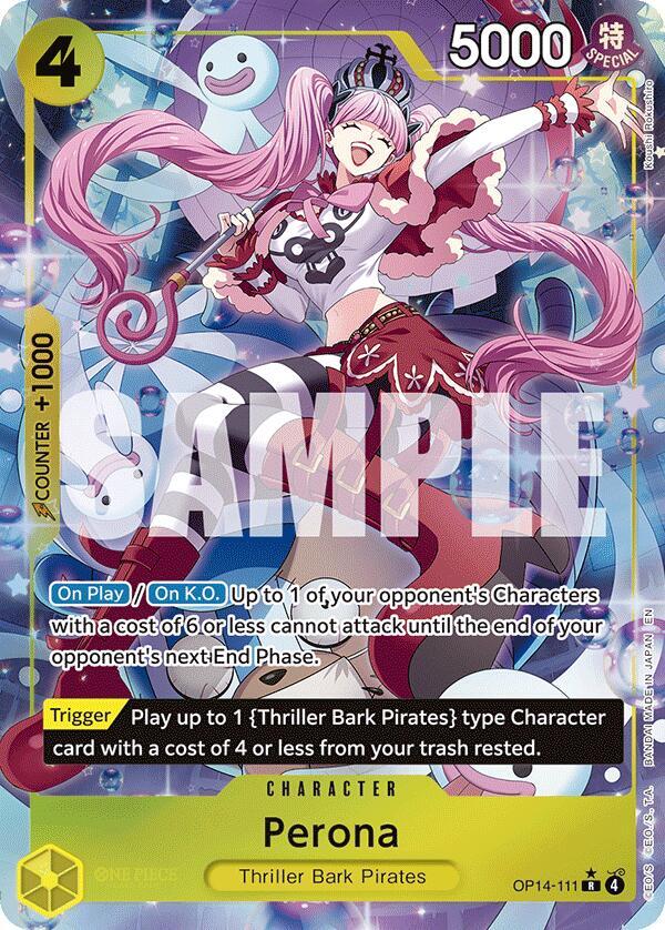 Perona - OP14-111 (Alternate Art) R The Azure Sea's Seven OP14-111 NM
