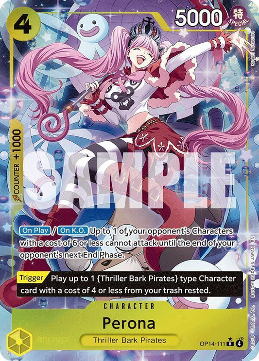 Perona - OP14-111 (Alternate Art) R The Azure Sea's Seven OP14-111 NM