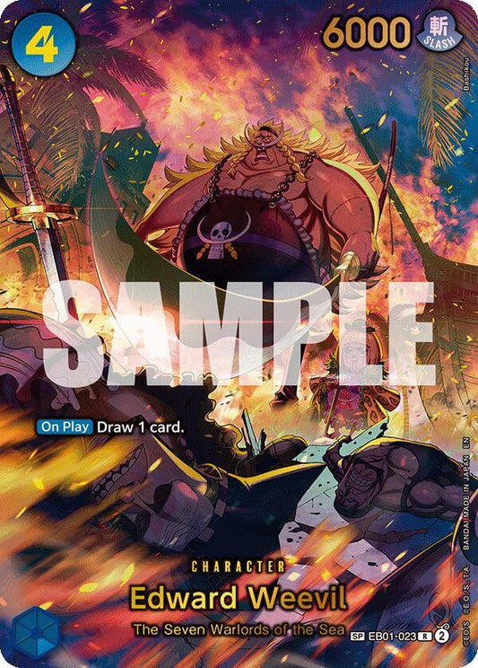 Edward Weevil - EB01-023 (SP) R The Azure Sea's Seven EB01-023 NM