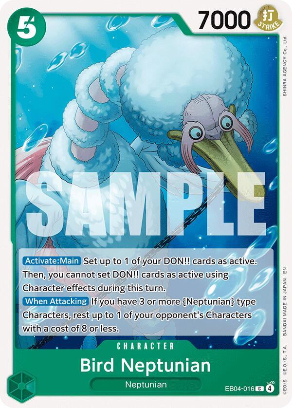 Bird Neptunian C The Azure Sea's Seven EB04-016 NM