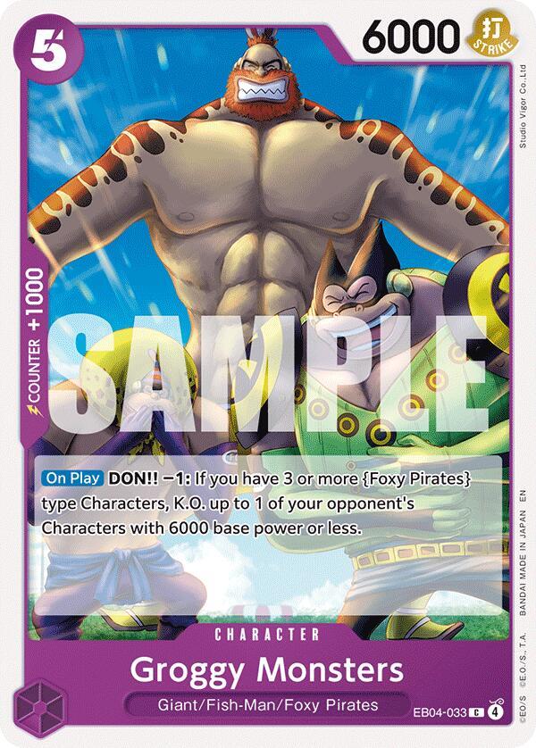 Groggy Monsters C The Azure Sea's Seven EB04-033 NM