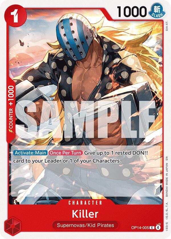 Killer C The Azure Sea's Seven OP14-005 NM