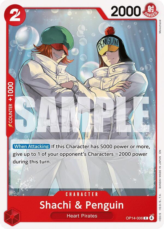 Shachi & Penguin C The Azure Sea's Seven OP14-006 NM