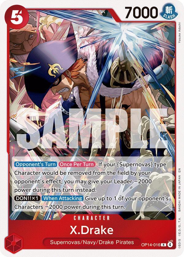 X.Drake R The Azure Sea's Seven OP14-016 NM