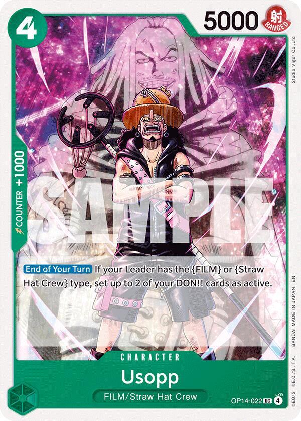 Usopp UC The Azure Sea's Seven OP14-022 NM