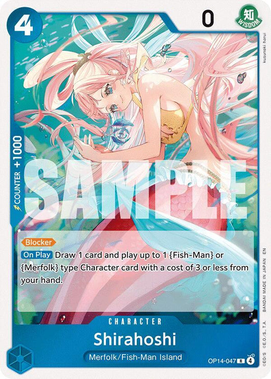 Shirahoshi R The Azure Sea's Seven OP14-047 NM