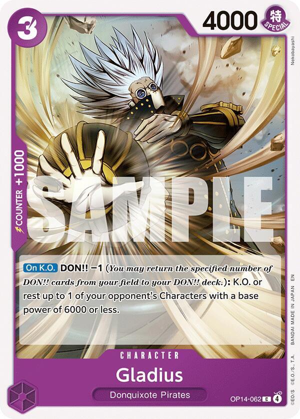 Gladius C The Azure Sea's Seven OP14-062 NM
