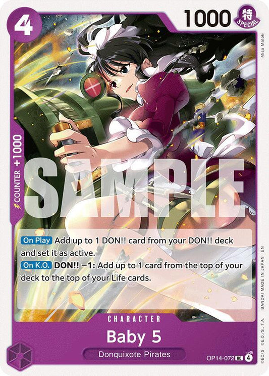 Baby 5 UC The Azure Sea's Seven OP14-072 NM