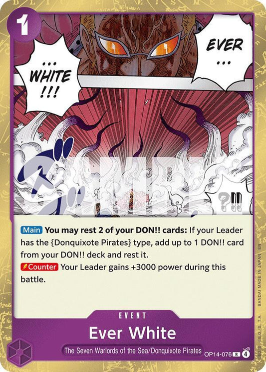 Ever White R The Azure Sea's Seven OP14-076 NM