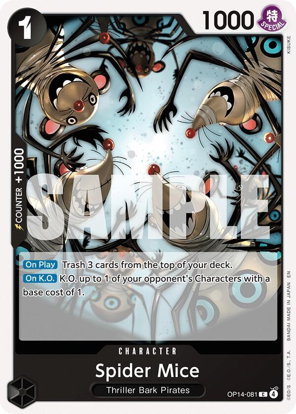 Spider Mice C The Azure Sea's Seven OP14-081 NM
