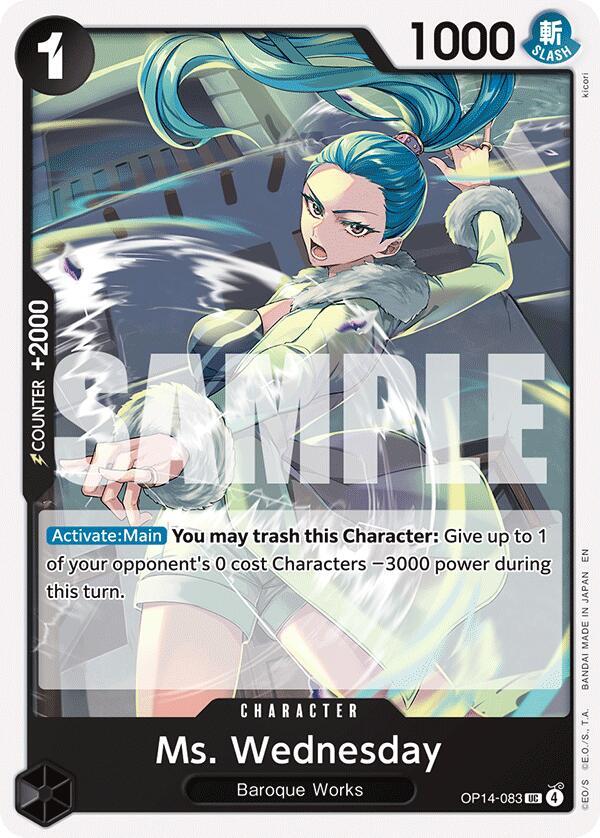 Ms. Wednesday UC The Azure Sea's Seven OP14-083 NM