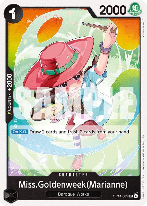 Miss.Goldenweek(Marianne) UC The Azure Sea's Seven OP14-085 NM