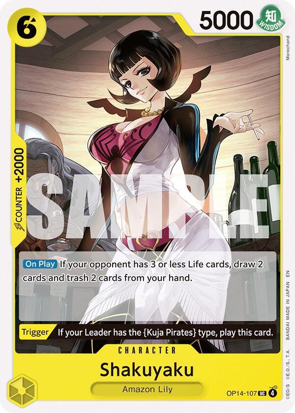 Shakuyaku UC The Azure Sea's Seven OP14-107 NM
