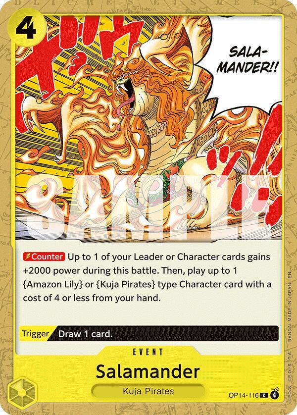 Salamander C The Azure Sea's Seven OP14-116 NM