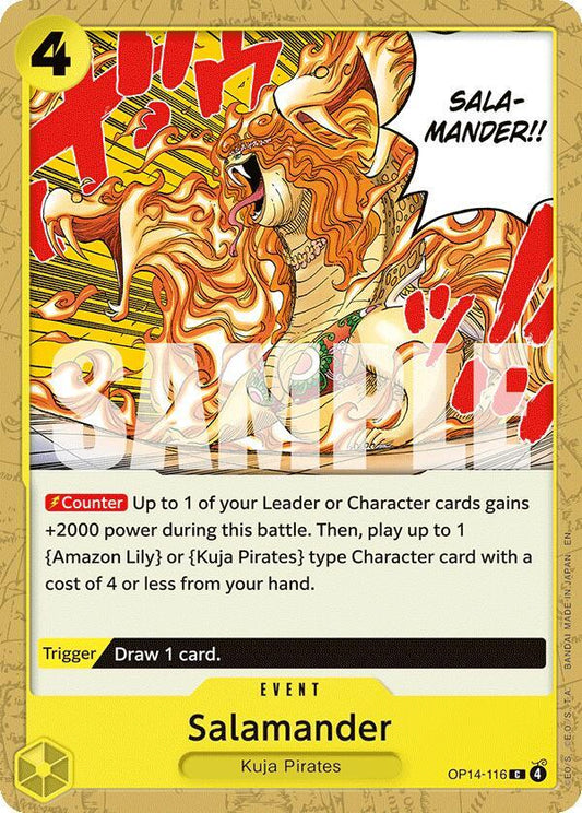 Salamander C The Azure Sea's Seven OP14-116 NM