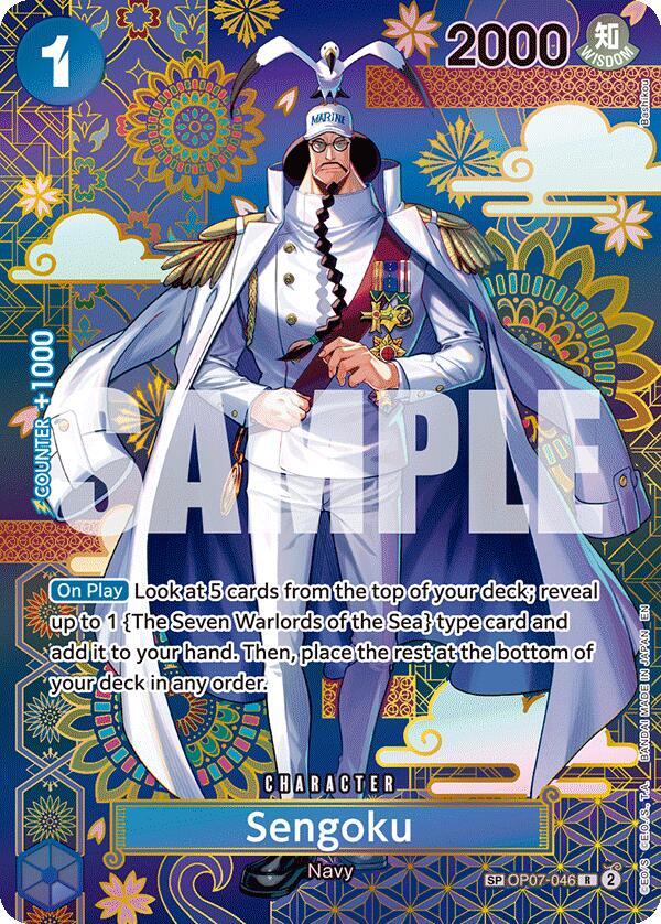 Sengoku - OP07-046 (SP) R The Azure Sea's Seven OP07-046 NM