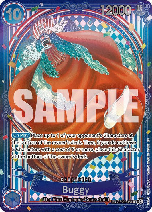 Buggy - OP09-051 (SP) R The Azure Sea's Seven OP09-051 NM