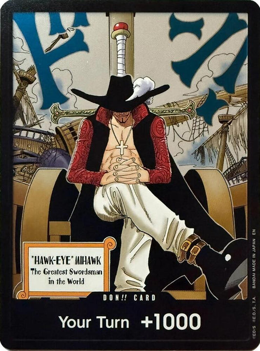 DON!! Card (Dracule Mihawk) DON!! The Azure Sea's Seven NM