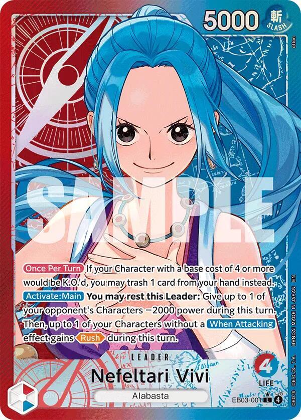 Nefeltari Vivi (001) (Alternate Art) L Extra Booster: One Piece Heroines Edition EB03-001 NM