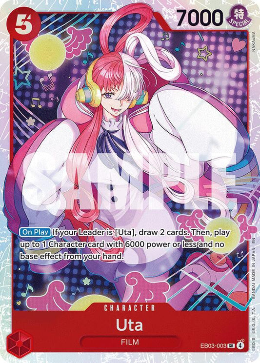 Uta (003) SR Extra Booster: One Piece Heroines Edition EB03-003 NM