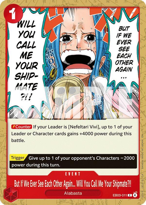 But If We Ever See Each Other Again... Will You Call Me Your Shipmate?!! C Extra Booster: One Piece Heroines Edition EB03-011 NM