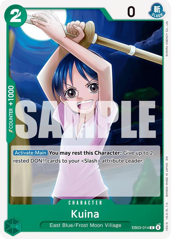 Kuina C Extra Booster: One Piece Heroines Edition EB03-014 NM