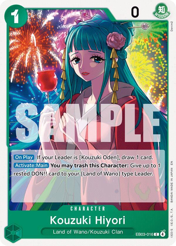 Kouzuki Hiyori C Extra Booster: One Piece Heroines Edition EB03-016 NM