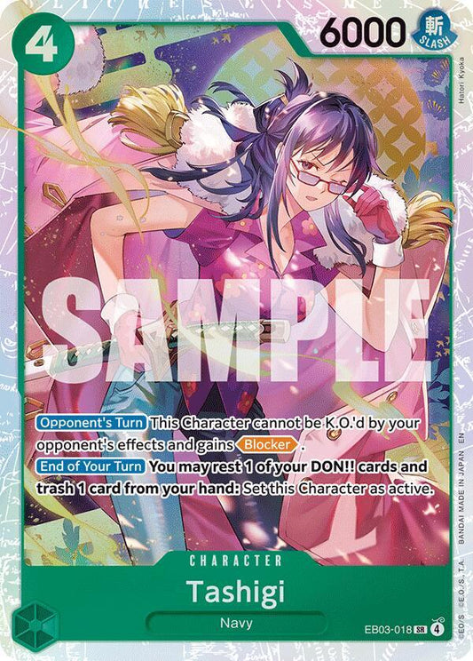 Tashigi SR Extra Booster: One Piece Heroines Edition EB03-018 NM