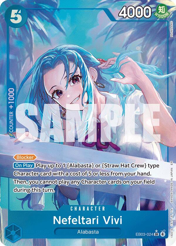 Nefeltari Vivi (024) (Alternate Art) SR Extra Booster: One Piece Heroines Edition EB03-024 NM