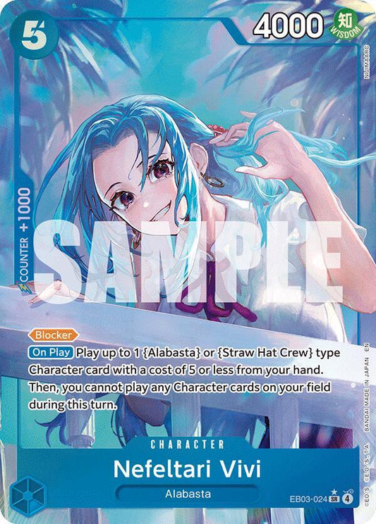 Nefeltari Vivi (024) (Alternate Art) SR Extra Booster: One Piece Heroines Edition EB03-024 NM