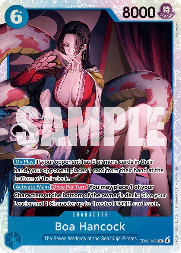 Boa Hancock SR Extra Booster: One Piece Heroines Edition EB03-026 NM