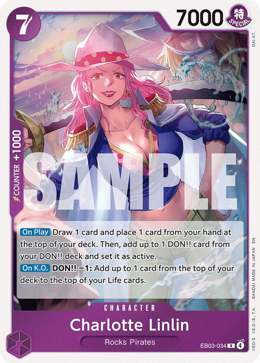 Charlotte Linlin R Extra Booster: One Piece Heroines Edition EB03-034 NM