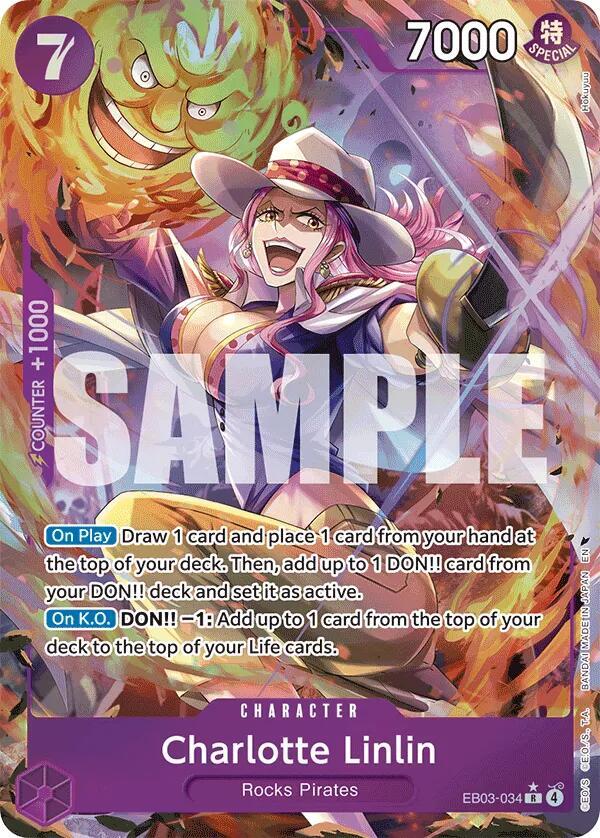 Charlotte Linlin (Alternate Art) R Extra Booster: One Piece Heroines Edition EB03-034 NM