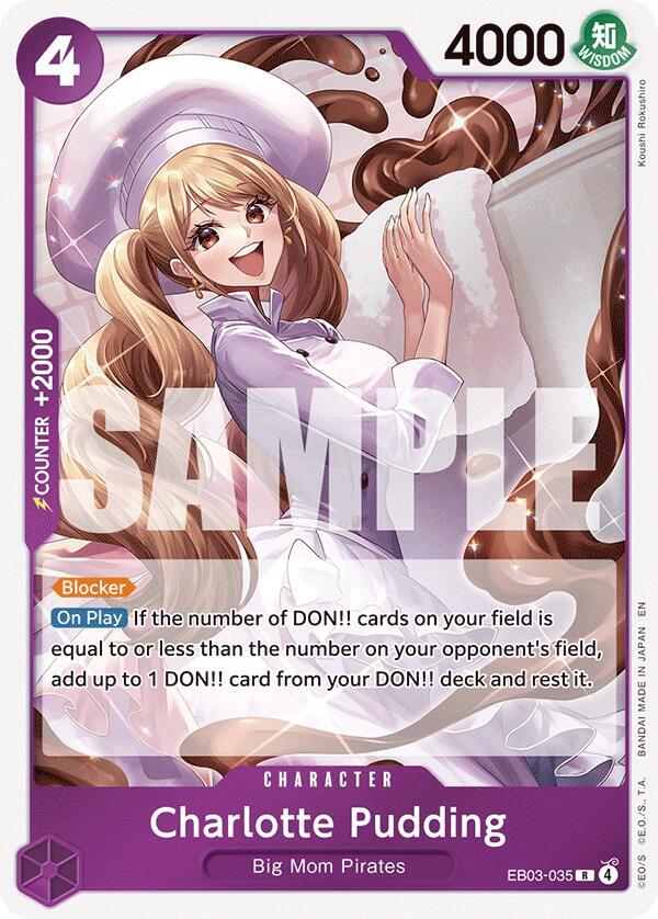 Charlotte Pudding R Extra Booster: One Piece Heroines Edition EB03-035 NM