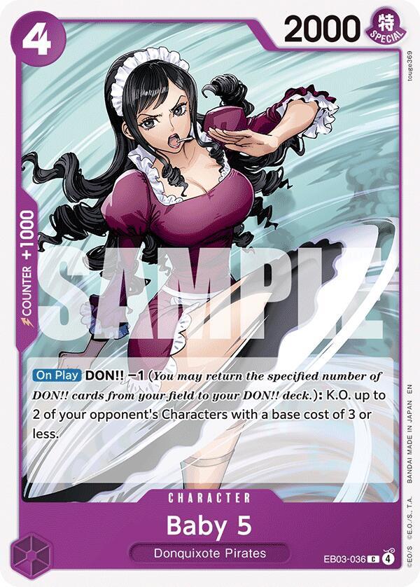 Baby 5 C Extra Booster: One Piece Heroines Edition EB03-036 NM