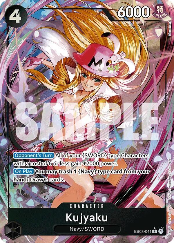 Kujyaku (Alternate Art) R Extra Booster: One Piece Heroines Edition EB03-041 NM