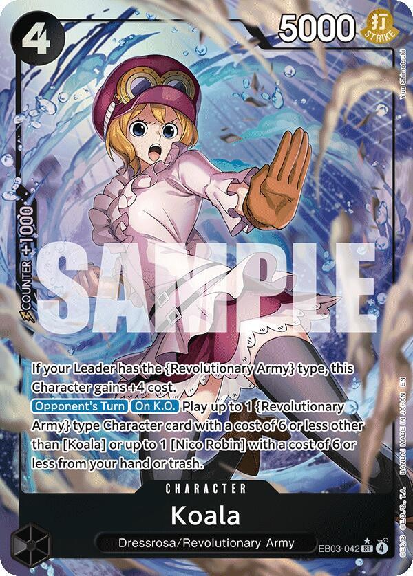 Koala (Alternate Art) SR Extra Booster: One Piece Heroines Edition EB03-042 NM