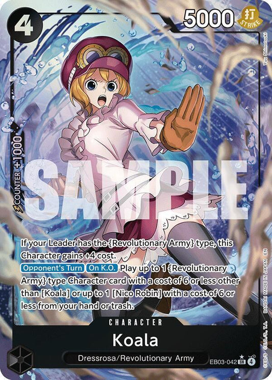 Koala (Alternate Art) SR Extra Booster: One Piece Heroines Edition EB03-042 NM