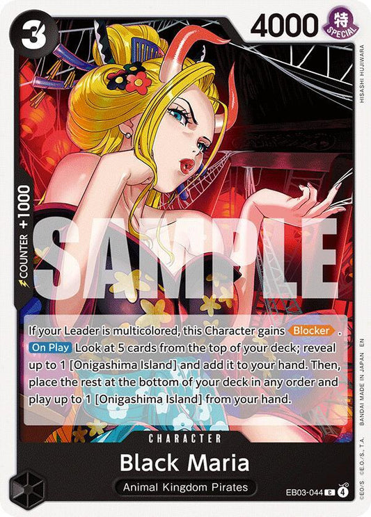 Black Maria C Extra Booster: One Piece Heroines Edition EB03-044 NM