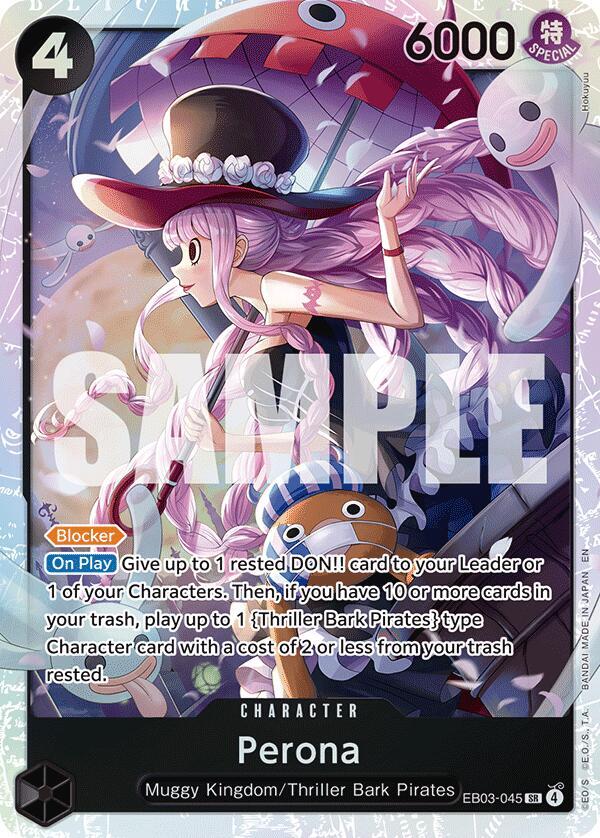 Perona (045) SR Extra Booster: One Piece Heroines Edition EB03-045 NM