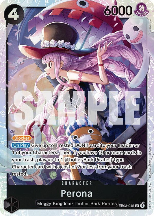 Perona (045) SR Extra Booster: One Piece Heroines Edition EB03-045 NM