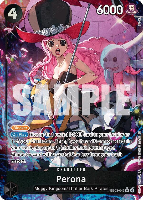 Perona (045) (Alternate Art) SR Extra Booster: One Piece Heroines Edition EB03-045 NM