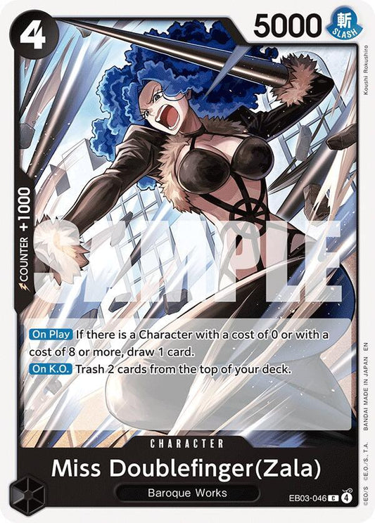 Miss Doublefinger(Zala) C Extra Booster: One Piece Heroines Edition EB03-046 NM