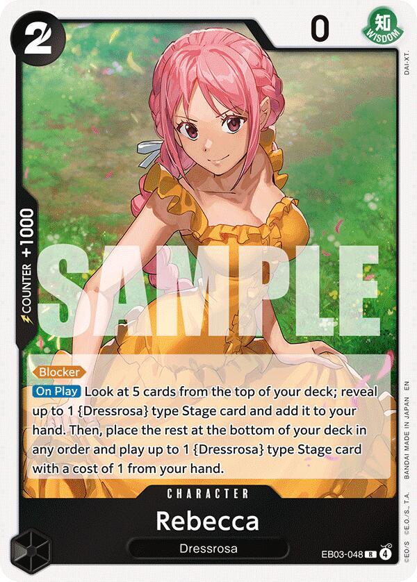 Rebecca R Extra Booster: One Piece Heroines Edition EB03-048 NM